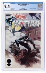 WEB OF SPIDER-MAN #1 APRIL 1985 CGC 9.4 NM.