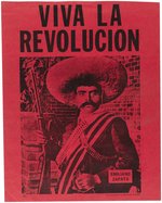 VIVA LA REVOLUCION EMILIANO ZAPATA CHICANO WORKER MOVEMENT POSTER.