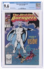 WEST COAST AVENGERS #45 JUNE 1989 CGC 9.6 NM+ (FIRST WHITE VISION).