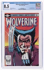 WOLVERINE LIMITED SERIES #1 SEPTEMBER 1982 CGC 8.5 NM+.