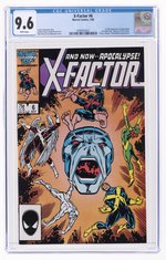 X-FACTOR #6 JULY 1986 CGC 9.6 NM+ (FIRST FULL APOCALYPSE).