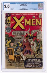 X-MEN #2 NOVEMBER 1963 CGC 2.0 GOOD.