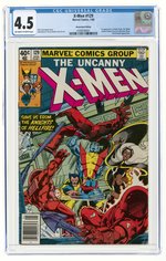 X-MEN #129 JANUARY 1980 CGC 4.5 VG+ (NEWSSTAND EDITION, FIRST KITTY PRYDE, EMMA FROST & SEBASTIAN SHAW).