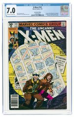 X-MEN #141 JANUARY 1981 CGC 7.0 FINE/VF (NEWSSTAND EDITION, FIRST RACHEL SUMMERS, AVALANCHE, DESTINY & PYRO).