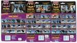 BATMAN "THE DARK KNIGHT COLLECTION" CARDED ACTION FIGURE TRIO.