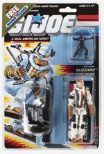 G.I. JOE (1988) - BLIZZARD SERIES & MICRO FIGURE 7/34 BACK CARDED ACTION FIGURE.