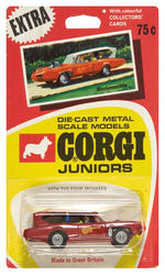 "MONKEEMOBILE CORGI TOYS" PAIR.