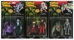 SWAMP THING CARDED ACTION FIGURE LOT OF SIX.