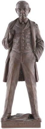 WILSON "UNCLE WOODROW" 1917 WWI "DEPLOMACY" FIGURAL STATUE.