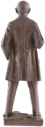 WILSON "UNCLE WOODROW" 1917 WWI "DEPLOMACY" FIGURAL STATUE.