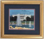 JIMMY CARTER, GERALD FORD, JACQUELINE KENNEDY AND MORE SIGNED WHITE HOUSE PHOTO.