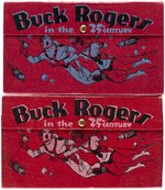 BUCK ROGERS SMALL PENCIL CASE PAIR.