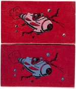 BUCK ROGERS SMALL PENCIL CASE PAIR.