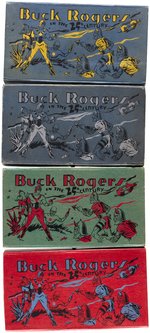 BUCK ROGERS LARGE PENCIL CASE LOT OF FOUR.