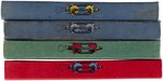 BUCK ROGERS LARGE PENCIL CASE LOT OF FOUR.