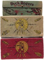 BUCK ROGERS TWO LARGE AND ONE SMALL PENCIL CASE LOT.