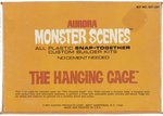 AURORA MONSTER SCENES - THE HANGING CAGE FACTORY-SEALED BOXED MODEL KIT.