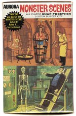 AURORA MONSTER SCENES - THE HANGING CAGE FACTORY-SEALED BOXED MODEL KIT.