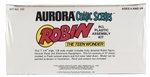 AURORA COMIC SCENES - ROBIN THE TEEN WONDER FACTORY-SEALED BOXED MODEL KIT.