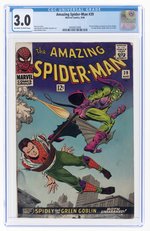 AMAZING SPIDER-MAN #39 AUGUST 1966 CGC 3.0 GOOD/VG (NORMAN OSBORN REVEALED AS GREEN GOBLIN).