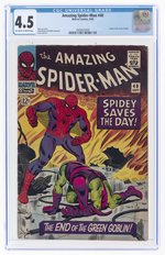 AMAZING SPIDER-MAN #40 SEPTEMBER 1966 CGC 4.5 VG+.