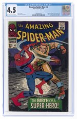 AMAZING SPIDER-MAN #42 NOVEMBER 1966 CGC 4.5 VG+.