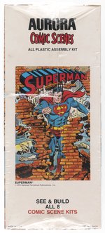 AURORA COMIC SCENES - SUPERMAN FACTORY-SEALED BOXED MODEL KIT.