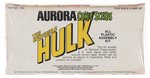 AURORA COMIC SCENES - THE INCREDIBLE HULK FACTORY-SEALED BOXED MODEL KIT.