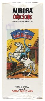 AURORA COMIC SCENES - THE LONE RANGER FACTORY-SEALED BOXED MODEL KIT.