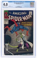 AMAZING SPIDER-MAN #44 JANUARY 1967 CGC 4.0 VG.