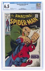 AMAZING SPIDER-MAN #69 FEBRUARY 1969 CGC 6.5 FINE+.