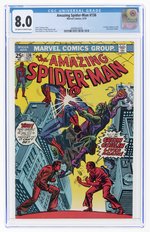 AMAZING SPIDER-MAN #136 SEPTEMBER 1974 CGC 8.0 VF (HARRY OSBORN BECOMES GREEN GOBLIN).