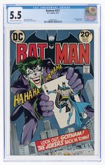 BATMAN #251 SEPTEMBER 1973 CGC 5.5 FINE-.