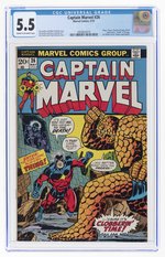 CAPTAIN MARVEL #26 MAY 1973 CGC 5.5 FINE-.