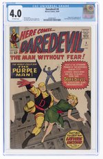 DAREDEVIL #4 OCTOBER 1964 CGC 4.0 VG (FIRST PURPLE MAN).