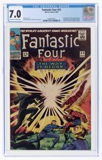 FANTASTIC FOUR #53 AUGUST 1966 CGC 7.0 FINE/VF (FIRST KLAW).