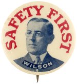 "SAFETY FIRST WILSON" BLUETONE PORTRAIT BUTTON HAKE #71.