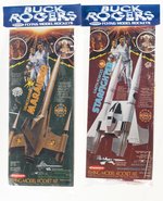 BUCK ROGERS CENTURI FLYING MODEL ROCKET BAGGED PAIR & CATALOGS.