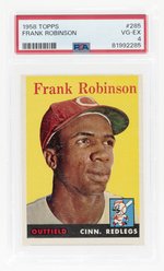 1958 TOPPS #285 FRANK ROBINSON (HOF) PSA 4 VG-EX.