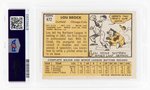 1963 TOPPS #472 LOU BROCK (HOF) PSA 6 EX-MT.