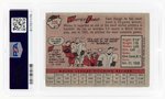 1958 TOPPS #320 WHITEY FORD (HOF) PSA/DNA 3 VG 10 AUTOGRAPH.