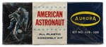 AURORA AMERICAN ASTRONAUT FACTORY-SEALED BOXED MODEL KIT.