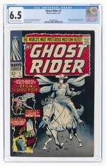 GHOST RIDER #1 FEBRUARY 1967 CGC 6.5 FINE+ (FIRST GHOST RIDER - CARTER SLADE).