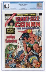 GIANT-SIZE CONAN #1 SEPTEMBER 1974 CGC 8.5 VF+ (FIRST BÊLIT).