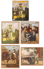 "RANGE RIDER" FOUR PICTURE PUZZLES.