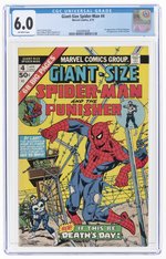 GIANT-SIZE SPIDER-MAN #4 APRIL 1975 CGC 6.0 FINE (FIRST MOSES MAGNUM).