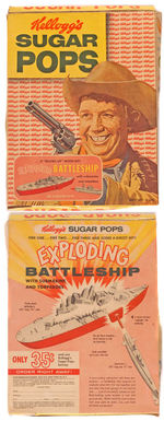 ANDY DEVINE/"KELLOGG'S SUGAR POPS" CEREAL BOX.