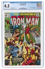 IRON MAN #27 JULY 1970 CGC 4.5. VG+ (FIRST FIREBRAND).