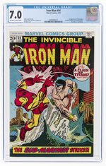 IRON MAN #54 JANUARY 1973 CGC 7.0 FINE/VF (FIRST MOONDRAGON).