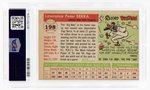 1955 TOPPS #198 YOGI BERRA (HOF) PSA/DNA 2(MC) GOOD 10 AUTOGRAPH.